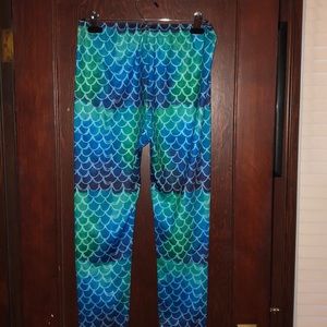 Mermaid leggings: Halloween costume